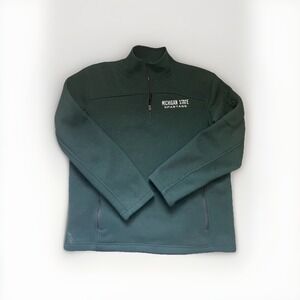 Men's Campus Heritage Michigan State Spartans 1/4 Zip Sweatshirt Size Medium‎